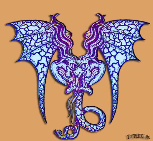 Картинка татуировки дракон